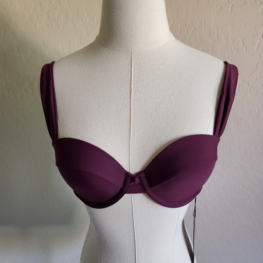 Gianni Bini Underwire Bikini‎ Top Small NWT